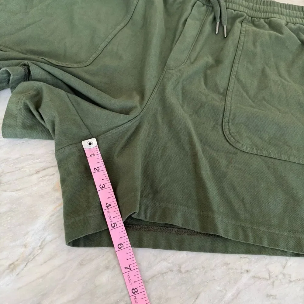 Athleta cotton drawstring green shorts size 3X - Picture 5 of 7